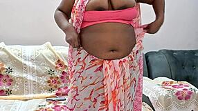 Indian Bhabhi SHOWING her NATURAL TITS on WEBCAM, and it GOT LEAKED