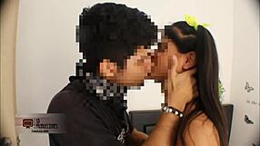 Brithany gets surprised and dominated by horny thief at home