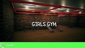 Girls Gym Workout Turns Into Intense Reality Voyeur Session.