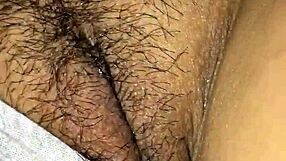 Detailed exploration of pussy in intimate play session