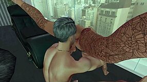 A Flat With A View Of Bathing And Bedroom Scenes