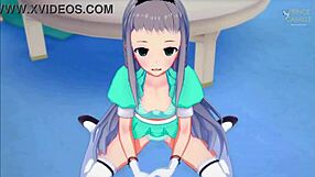 Hideri Kanzaki Naughty Femboy Seduces You With Jerk Off Instructions In Anime Style.