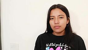 Oh! This Colombian Student Cheats And Gets Creampied By Her Companion For The First Time!