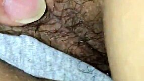 Detailed exploration of pussy in intimate play session