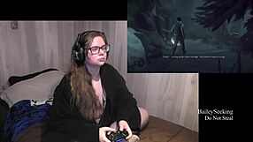 I am playing through until dawn part 5, encountering the brunette with tattoos in lingerie