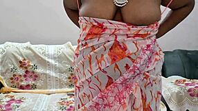 Indian Bhabhi SHOWING her NATURAL TITS on WEBCAM, and it GOT LEAKED