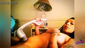 Watch me masturbate hard with this massager, big tits bouncing