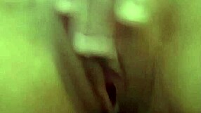 Skinny slutty girl gets her pussy worked hard in wild solo action.