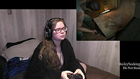 I am playing through until dawn part 5, encountering the brunette with tattoos in lingerie