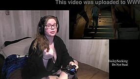 I am playing through until dawn part 5, encountering the brunette with tattoos in lingerie