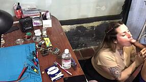 i couldn't pay my technician, so i performed oral