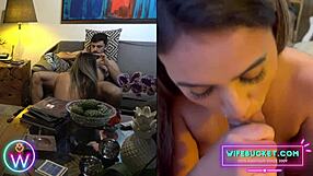 amateur milf girlfriend creates homemade sex content with pov and friend