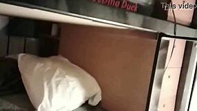 Wow, check out this kinky bdsm bed and cage setup with shaved hairless fun!