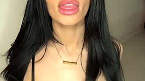 British slut plays with herself using toys.