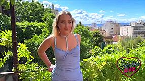 Beautiful Blonde Chloé Gets Her Ass Filled Anal Style