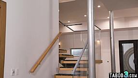 Skinny Blondie Kenna James Masturbates Solo Before Rough Fucking by Roommate in Dorm.