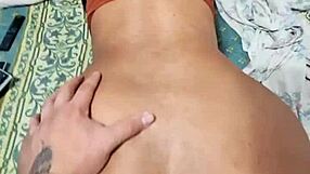 Tearing my stepdaughter's huge ass feels so good watching my cock enter her gaping hole