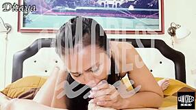 Ditaya Boldly Swallows Your Cum in POV Kinky Fetish Scene