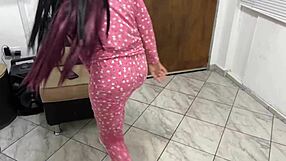 Mi Hijastra Dancing Twerking on My Polla with Her Big Ass in Homemade Taboo Action