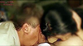 Humiliating the cuckold as the Latina wife takes control in bed