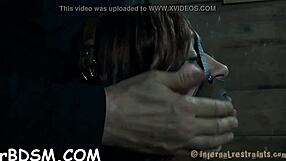 Gagged Bondman Tied Up, Gratified With Vibrator In Femdom Domination!