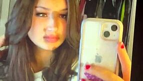 girl gets blasted in solo scene