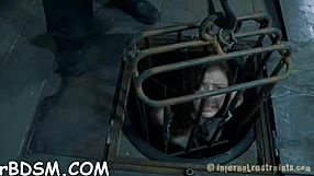 Gagged Bondman Tied Up, Gratified With Vibrator In Femdom Domination!