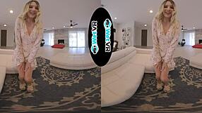 Tight Wet Pussy Pounded Hard In VR With Blowjob And Cum In Mouth