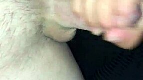 milf amateur gives sloppy handjob