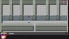 female knight commander exposes upper body to practice sword in wedding