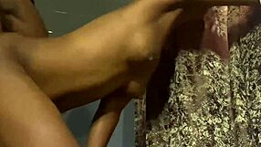 Stepsister can’t stop moaning to my black cock before rain hits! 😍