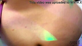 cum dripping from her big latina ass after wild session