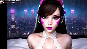 Binaural rain asmr in d.va's bedroom!