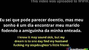 o meu sonho e encontrar marido fodendo enteada