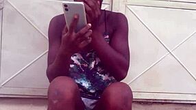 crazybitch kept twerking in clothes until she went naked