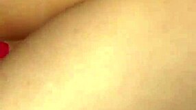 He Explores Her Petite Pussy Intimately