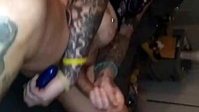 Transsexual Money Shot After Intense Paid Encounter for Cash