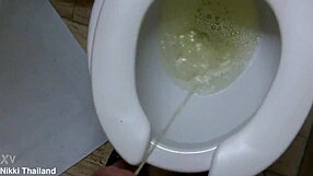 Ever seen Nikki Ladyboy dominate in a steamy toilet scene?