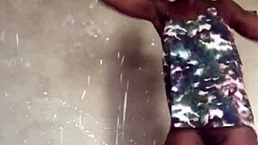 crazybitch kept twerking in clothes until she went naked