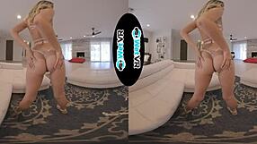 Tight Wet Pussy Pounded Hard In VR With Blowjob And Cum In Mouth