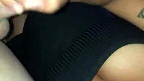 milf amateur gives sloppy handjob