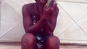 crazybitch kept twerking in clothes until she went naked