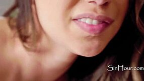 pretty boy and pretty girl share sensual moments together