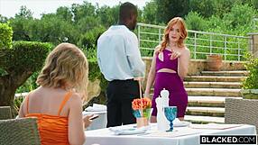 Blacked VIP Jia and Lily share two BBCs at Vixen hotel. Outdoor fun awaits!