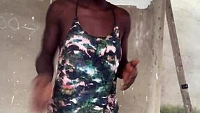 crazybitch kept twerking in clothes until she went naked