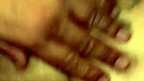 He Explores Her Petite Pussy Intimately