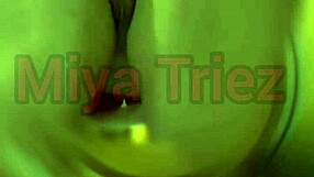 Miya Triez Dazzles with Intense Strip Tease.