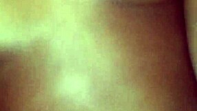 ex ebony girlfriend plays with vibrator and sucks my cock close up