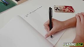 Petite Student Learns Anal Lesson from Teacher at Home