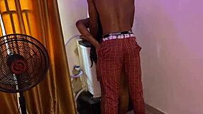 stepsister stuck in washing machine gets slammed with hardcore fucking